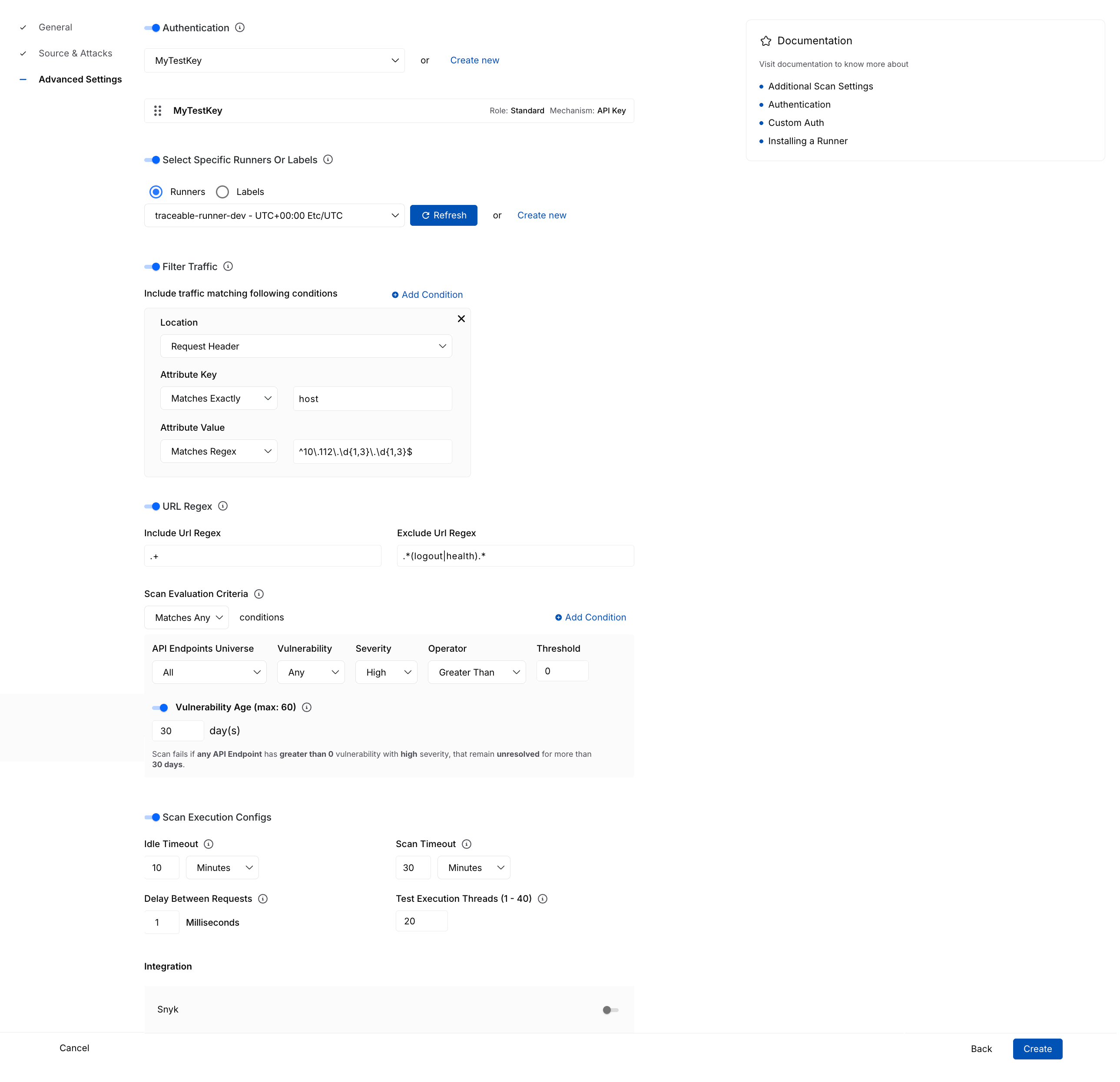Advanced Settings